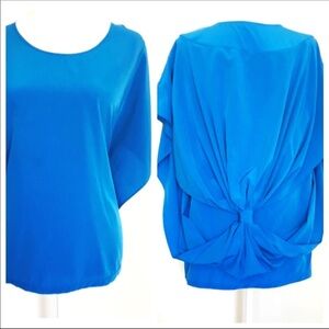 Allen B by Allen Schwartz Flutter Sleeve Blouse M